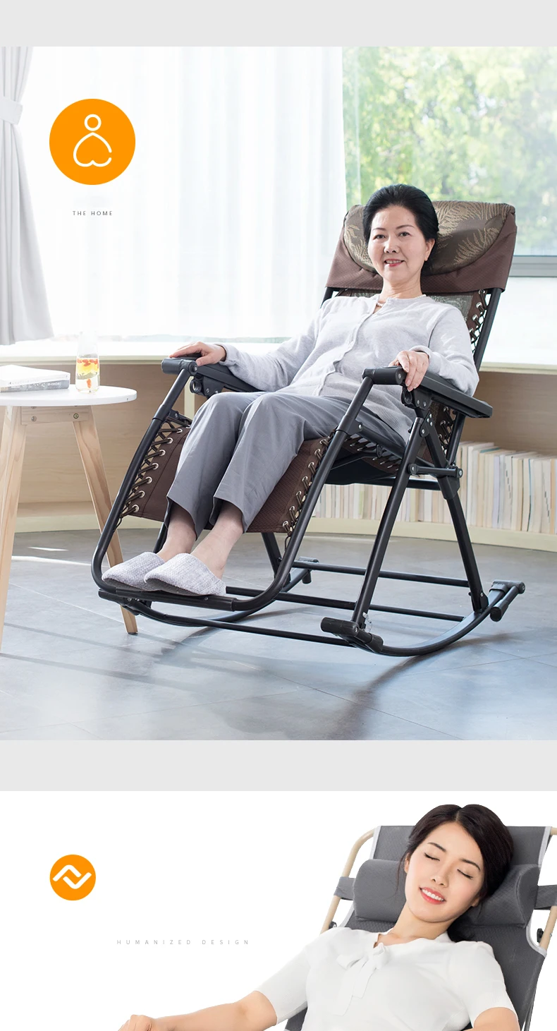 A1Senior кресло-качалка с высокой спинкой кресло с подголовником для пожилых портативный шезлонг универсальная Садовая/уличная мебель
