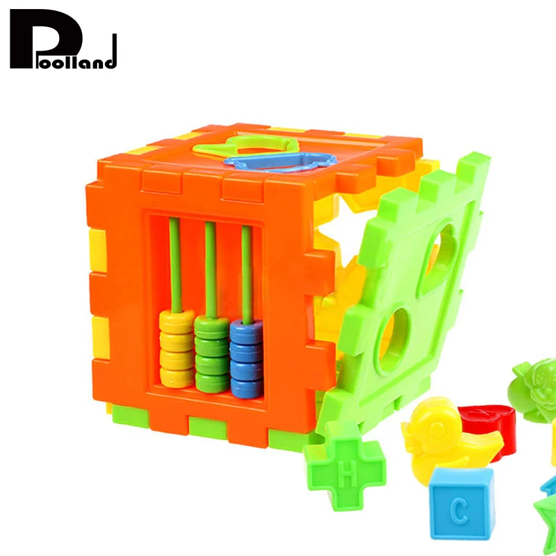 

Colorful Block Magic Cube Toy Kid Educational Building Blocks Toys Matching Blocks Sorting Box Plastic Baby Intelligence Toy P2