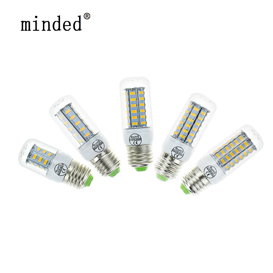 

E27 E14 SMD 5730 NEW LED Corn Bulb 220V 24 36 48 56 69leds lamp LED Bulb Lamp Chandelier LEDs Candle light Spotlight
