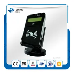 RS232 iso7816 визуальный Vantage последовательный NFC считыватель с ЖК-дисплей nfc Бесконтактный считыватель + 5 шт. белый карты с бесплатным SDK -ACR122L