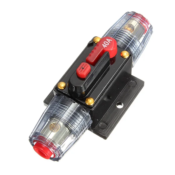 Buy DC 12V/40A Car Stereo Audio Circuit Breaker Inline