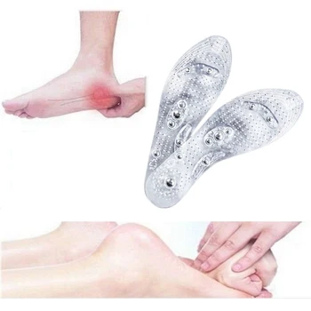 

1pair 27cm Shoe Gel Insoles Feet Therapy Health Care Massager Cushion Slimming Body Gel Pad Care Relaxation Tools