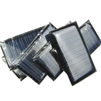 5 шт. x Солнечная панель 5 в 30 мА поликристаллическая солнечная панель для DIY солнечный светильник Солнечная игрушка солнечное зарядное устройство