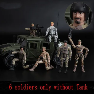 

Toy figure PVC Soldier Model Military CS Doll 10cm Joint Movable 1:18 Special Force Commando