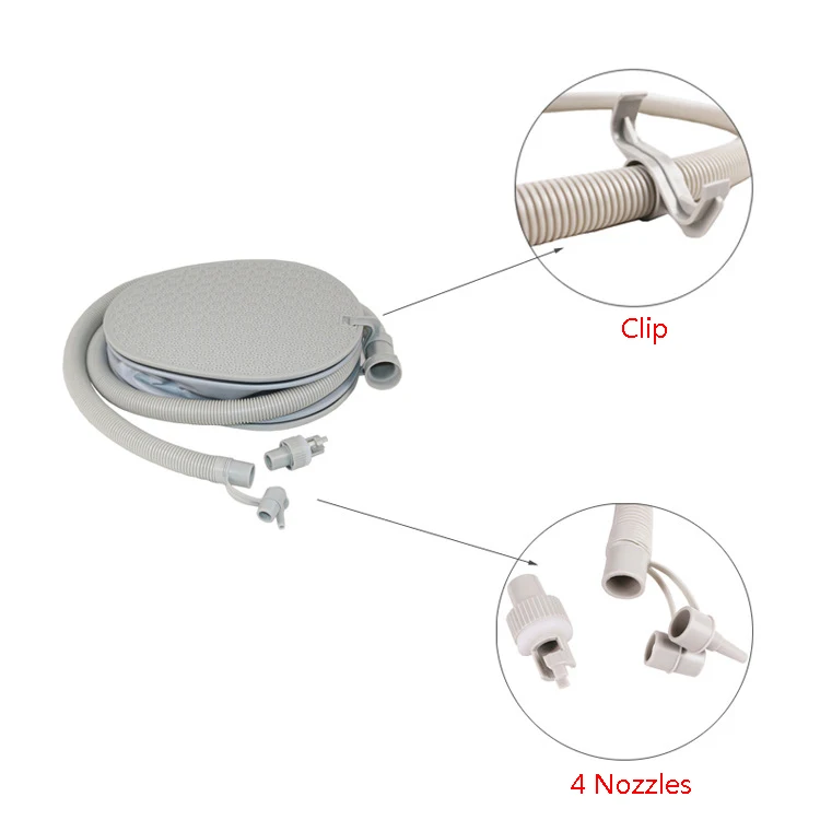 Big size foot air pump for water sports inflatable fishing kayak air huge inflatable fishing boat yacht accessories marine (5)