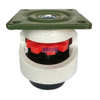 

Rubber foot GD-40-F foot level adjustment equipment Cart caster 60kg load capacity furniture leveling roller master foma wheel
