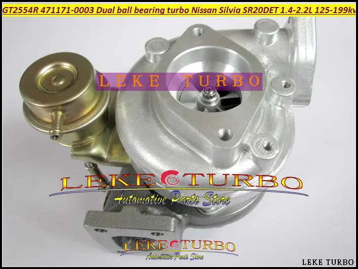 GT2554R 471171-0003 471171 14411-5V400 Dual ball bearing Turbo Turbocharger For Nissan Silvia SR20DET 1.4L-2.2L D 125KW 199KW (7)