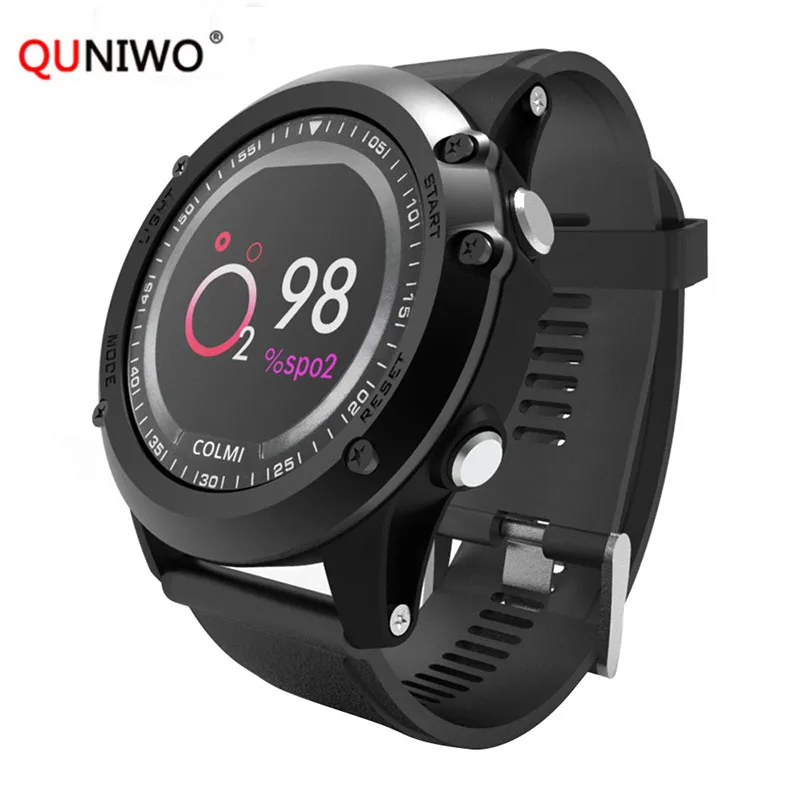 

T2 IP68 Waterproof Heart Rate Monitor Push Message Call Reminder Clock Bluetooth 4.0 Brim Men Sport Smart Watch