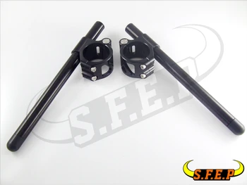 

Motorcycle CNC Split Riser Clip On Handle Bars For Harley-Davidson V-Rod Black