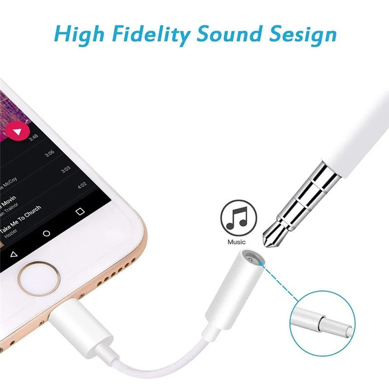 2 in 1 Audio Charger Adapter For iPhone 7 8 Plus Adapter For iPhone X XR XS Max Charging Headphone Adapter Cable Double Jack
