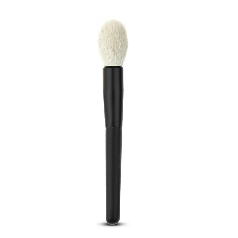 

1pcs Flame Makeup Brush Professinal for Powder Blush Foundation Blending Highlighter Black Handle Cosmetic Tool