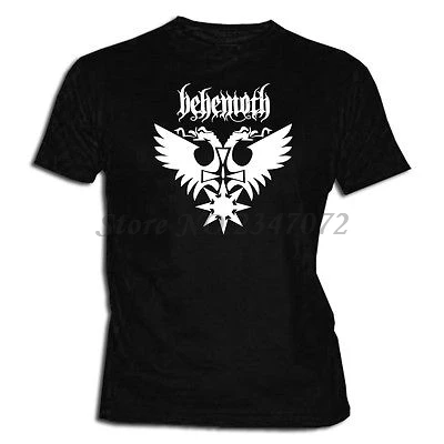 Футболка Behemoth Death Metal Music черная футболка мужские летние хлопковые футболки 4XL 5XL