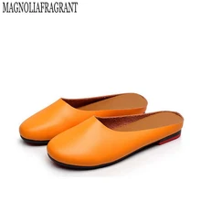 Spring Women Genuine Leather Flat Gommino Moccasin Loafers Casual slippers Cow Driving Fashion Ballet Shoes size