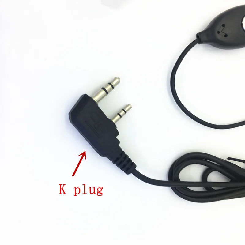 Наушники K plug 2Pin с микрофоном для KENWOOD Baofeng BF888s UV5R UV82|k plug|walkie talkietalkie walkie |