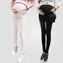 2016 fall Maternity Skinny Pregnancy Long Pants Trousers Winter Pregnant Women Clothes Stretch Cotton Adjustable Waist