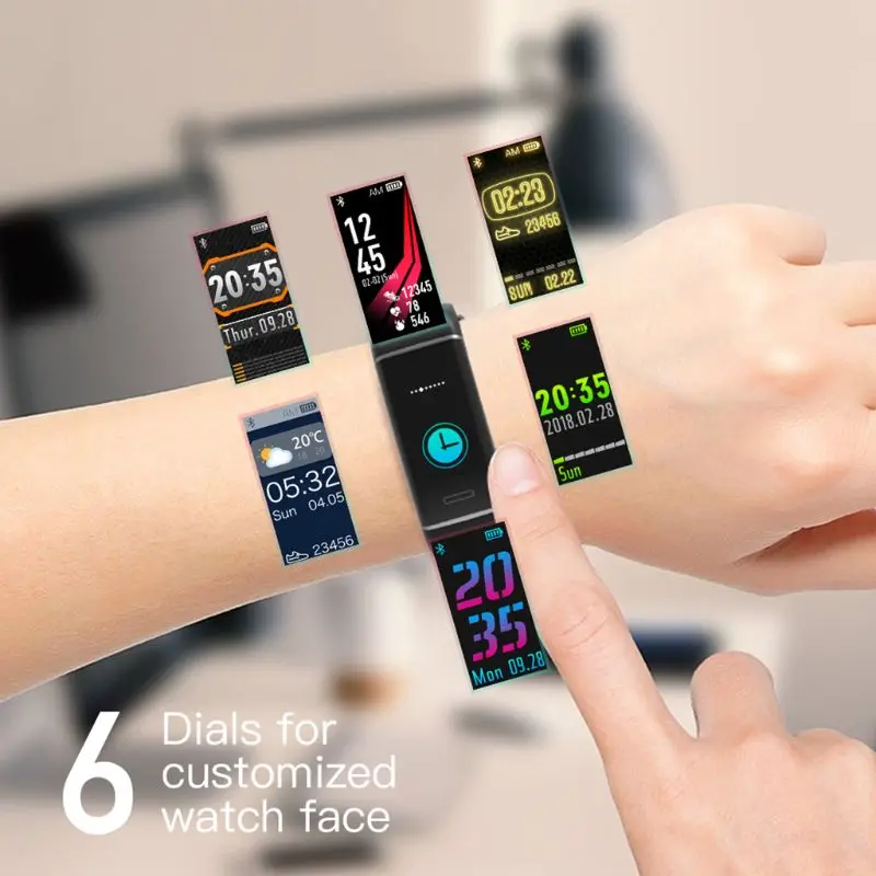 

W7 Connected GPS Watch Bracelet Connected ScreenTracker IP67 Waterproof for Heart Rate Monitoring / Calories / Pedometer / Sleep