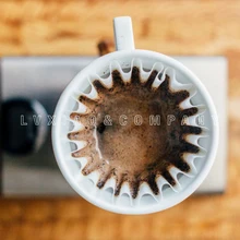 1-2/2-4 стакана бумажный фильтр для кофе Калита торт Тип отбеленная бумага