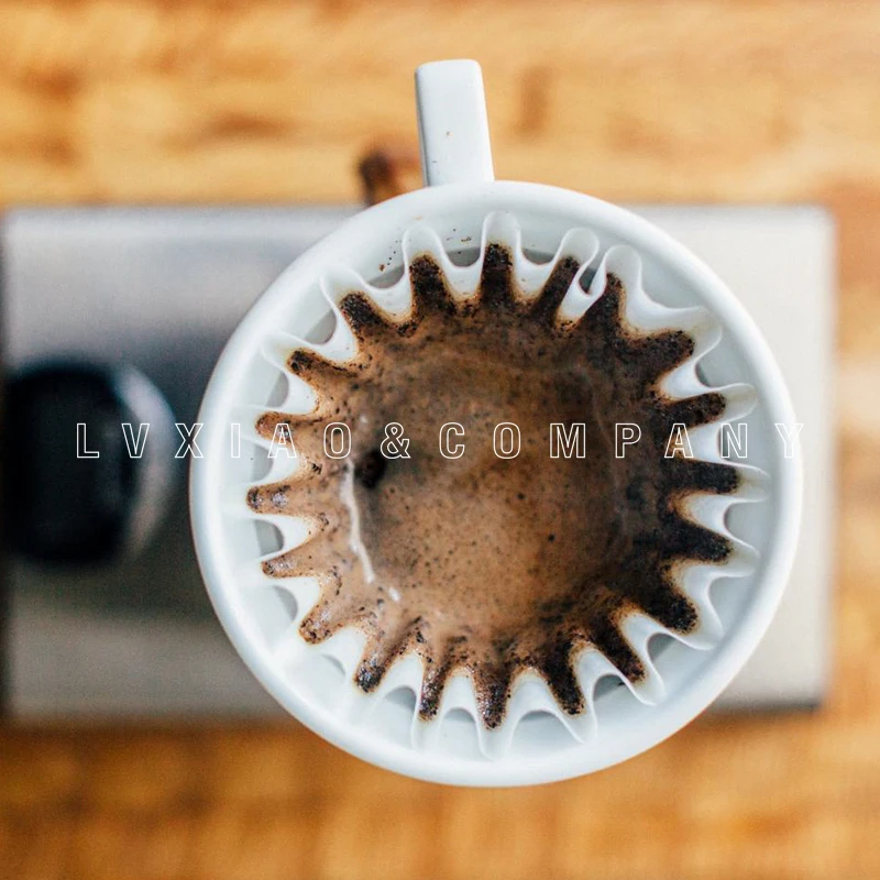 

1-2/2-4 cups Coffee Paper Filter kalita Cake type bleached paper