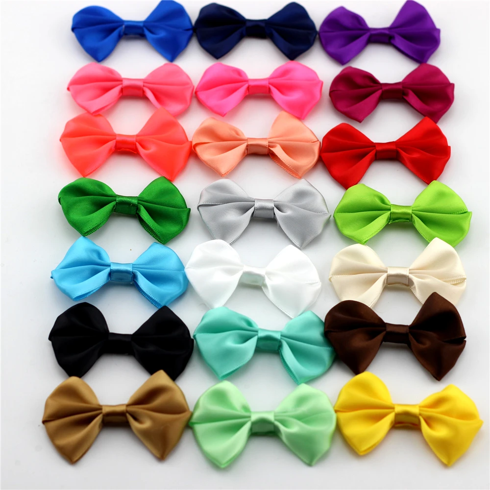 30pcs 2.5inches Little Small Bows Clip Boutique Hairbows Girls Hair