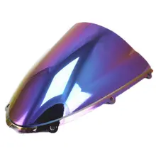 Bolha dupla Windscreen Windshield para Kawasaki Ninja 06-07 ZX10R 05-08 ZX6R