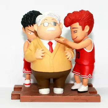 

SLAM DUNK Basketball Player Model Toys 10cm pve Anime Collection Desk decoration Collectible Five