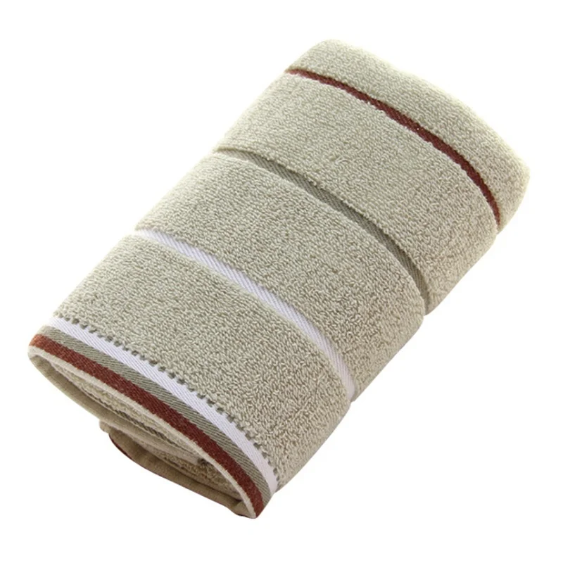 A Pure Cotton Water Uptake Towel Household Adult Soft Face Towel Home Textile Towel - Color: A