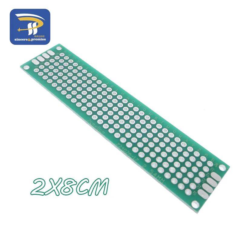 

1pcs 2x8cm 2*8 Double Side Prototype PCB diy Universal Printed Circuit Board