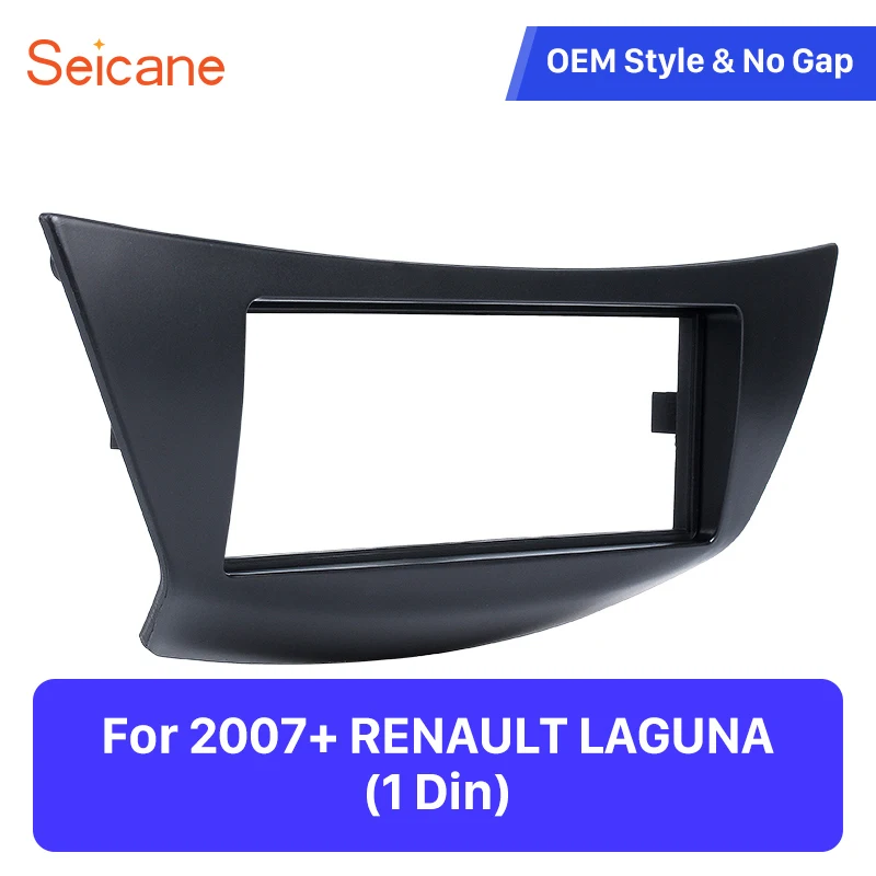 

Seicane Single Din car stereo Fascia Dash Panel Trim installation Kit for RENAULT LAGUNA refitting 152*53mm Radio Frame