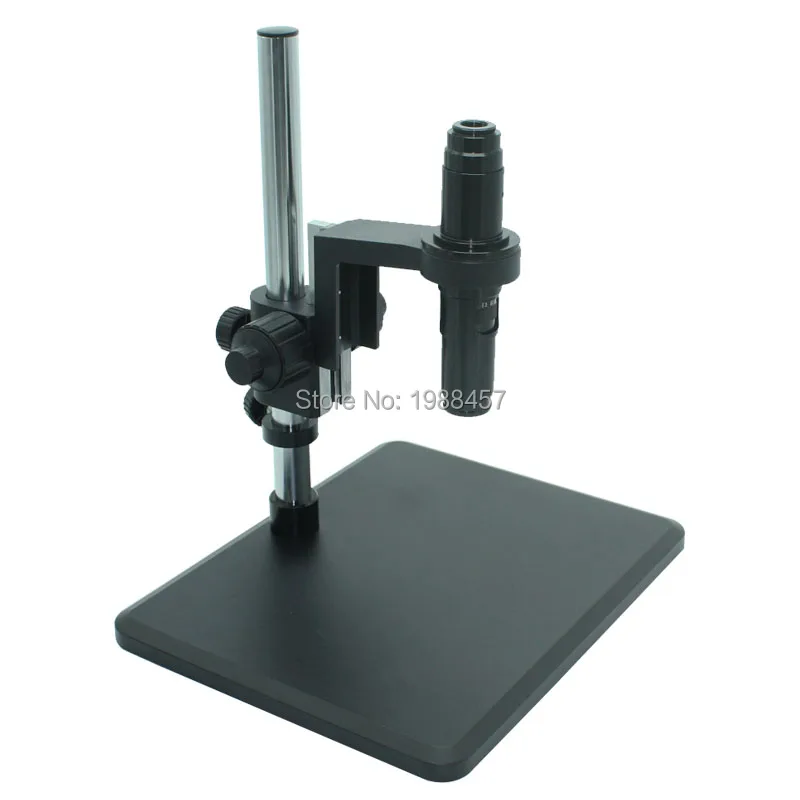 

Industrial Microscope Camera Lens Ring Focus Bracket Holder 50MM Fine Adjustment Bracket + 10X-200X Standard C Interface Lens