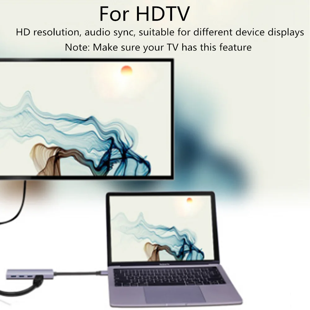 Thunderbolt 3 USB C концентратор USB-C type c до 3,0 концентратор HDMI конвертер hdmi адаптер для MacBook huawei mate 20 Pro type c usb-хаб