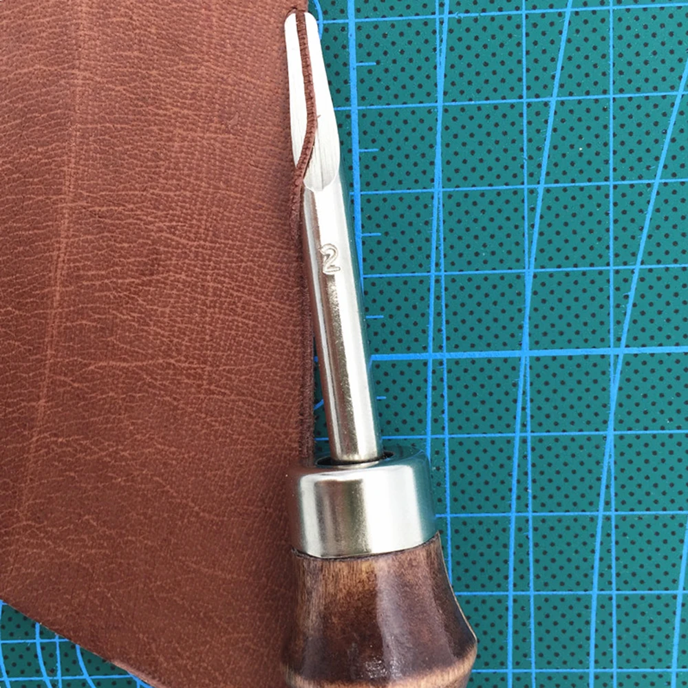 DIY кожевенное ремесло кожа Кромкорез Skiving Инструмент Полировки режущие инструменты 1 шт. Высокое качество Портативный
