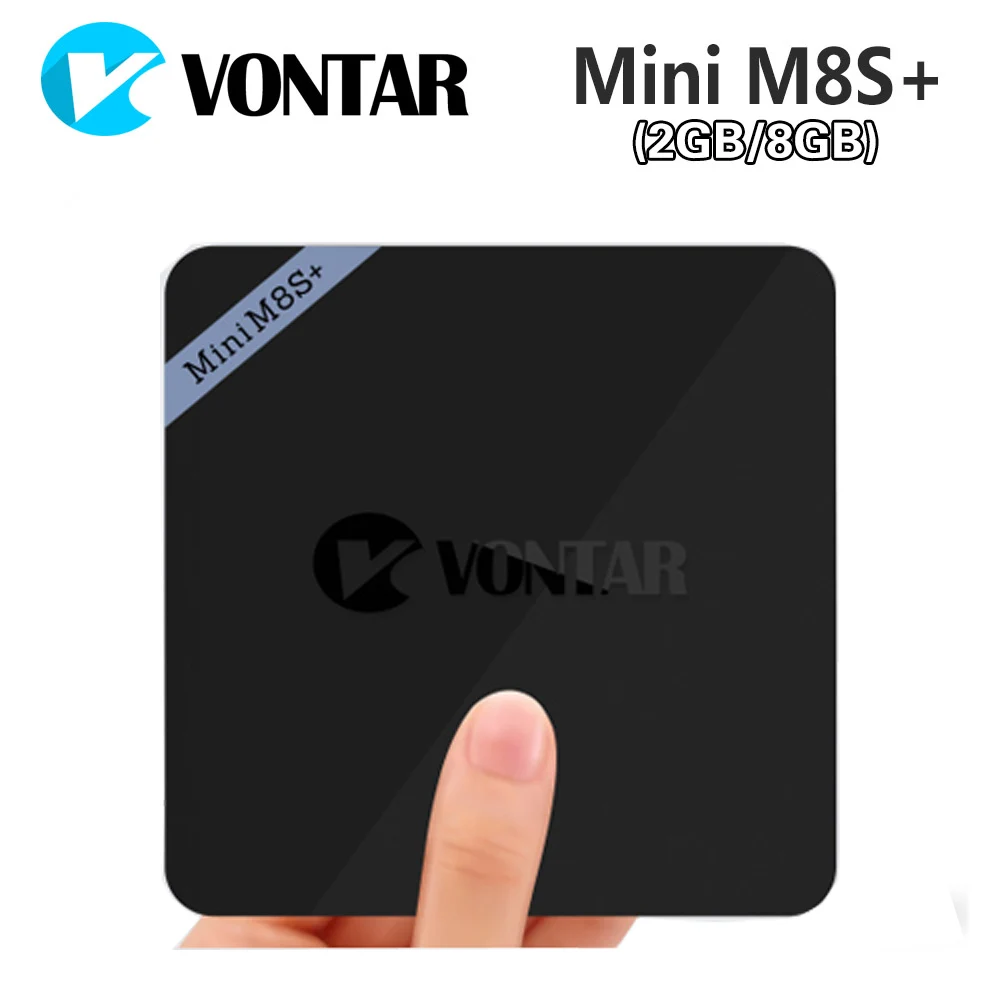 [Genuine] VONTAR Mini M8S+ Android 6.0 TV Box 2G RAM 8G ROM Amlogic S905X 2.4G WiFi BT4.0 H.265 4K MiniM8S Plus Mini M8S II