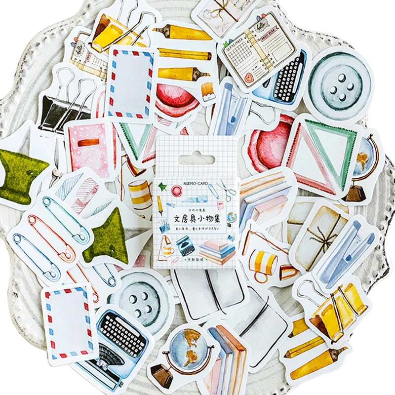 Adesivos para Crianças por Atacado Pacotes Lote Kawaii Vida Diária Papel Decorativo Adesivo Scrapbooking 20 - 3 Material escolar e de escritório