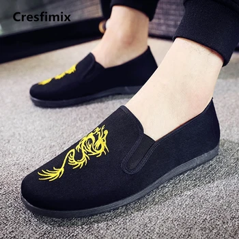 

Chaussures Pour Hommes Male Fashion Comfortable Cloth Anti Skid Cartoon Printed Shoes Men Casual Street Shoes Black Shoes E695