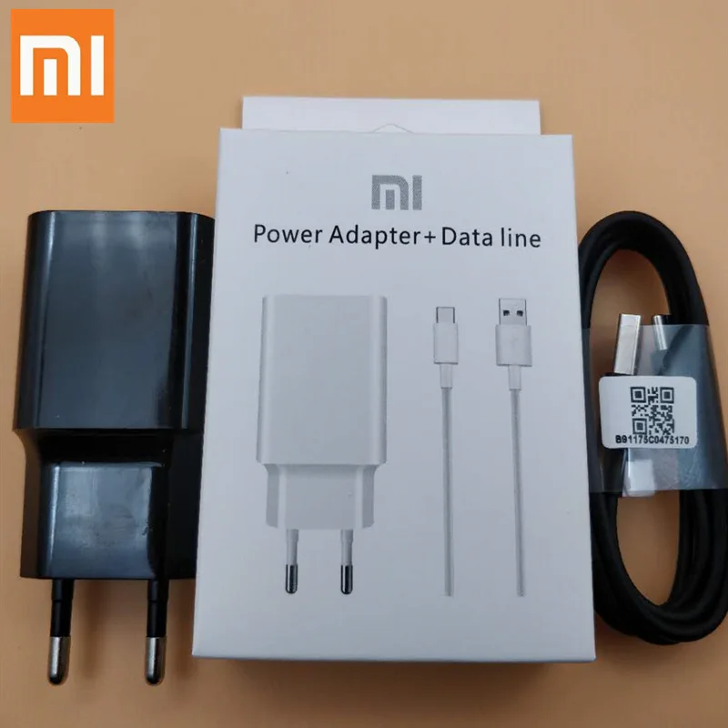 

Original XIAOMI Fast Charger 12V 1.5A QC3.0 Adapter TYPE C Data Cable For Mi Pocophone F1 A1 A2 Lite 5 6 8 SE Note 2 3 Mix 2 2S