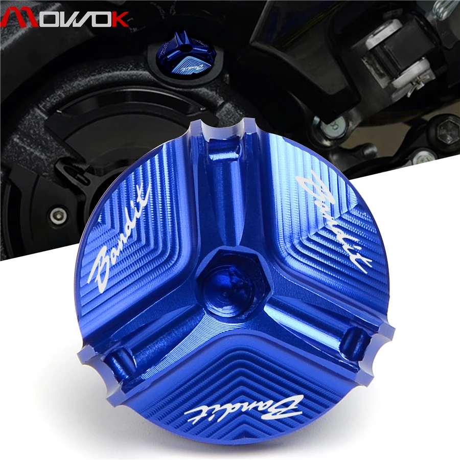 

For SUZUKI BANDIT GSF 1250S 1250 1200 250 400 650/S 600/S Motorcycle Motor Olie Filter Cup Plug Cover Schroef moto accessoires