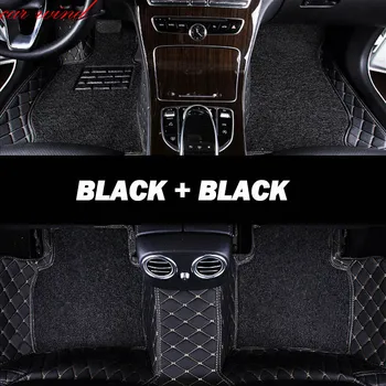 

Car Wind Leather Auto car floor Foot mat For jaguar xf xj F-PACE XJL F-TYPE XK XFL XEL car accessories waterproof styling