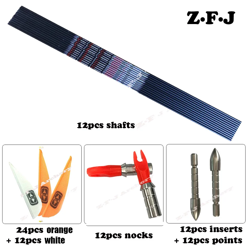 Buy 12pcs DIY VAP V3 700 Carbon Arrow Color Pin Nock