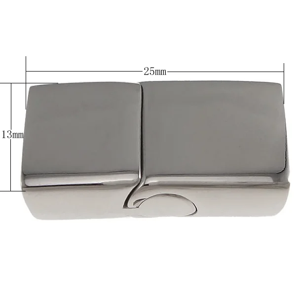 

Stainless Steel Magnetic Clasp,Beautiful Jewelry, Rectangle, oril color, 25x13x8mm, Hole:Approx 11x6mm, 20PCs/Lot, Sold By Lot
