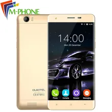 Оригинальный Oukitel K6000 Мобильный телефон 5.5 “HD 4 г 6000 мАч Android 5.1 MTK6735P 4 ядра телефона 2 г Оперативная память 16 г Встроенная память 13MP смартфон