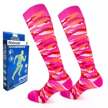 Findcool Компрессионные носки для йоги унисекс компрессионная ножка поддержка для езды на велосипеде Кемпинг Туризм Альпинизм футбольный носок тренажер