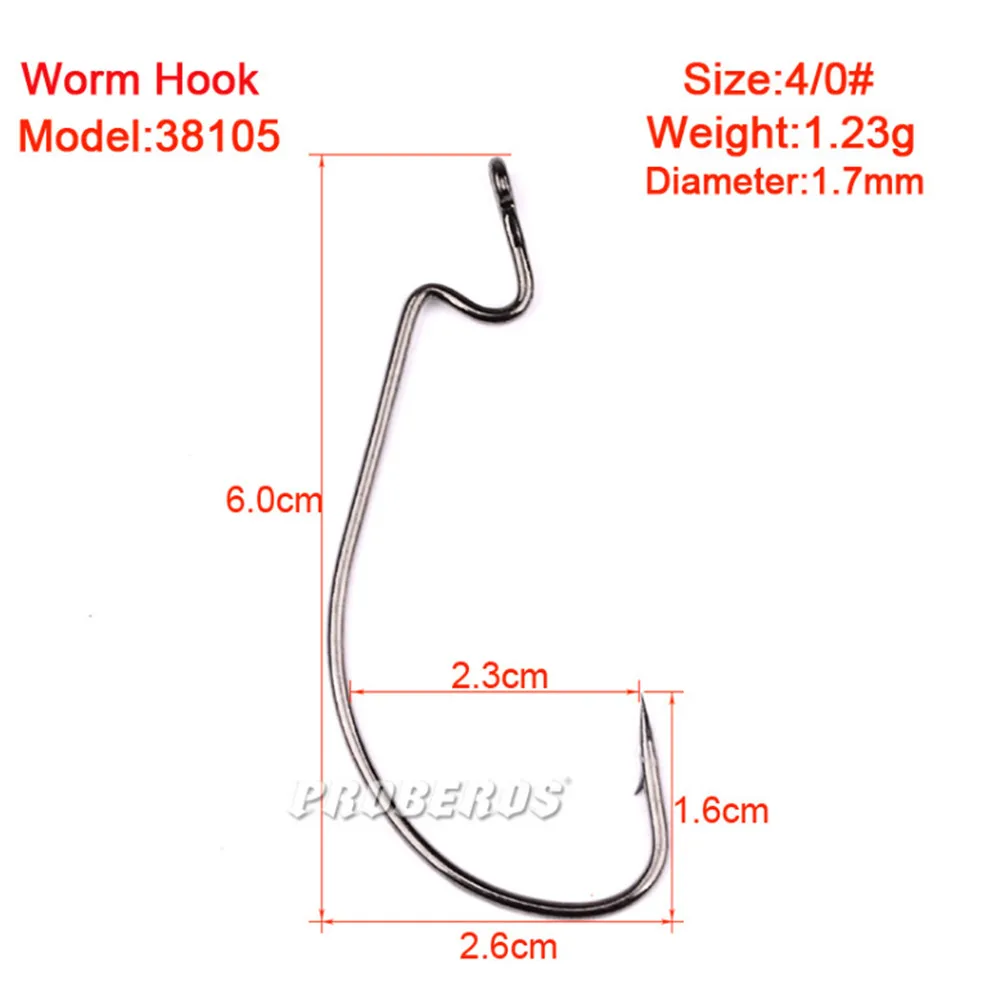 10 шт./лот рыболовные крючки из высокоуглеродистой стали, свинцовая головка 1/0-4/0# Крючки Червь Pesca для мягкой приманки, снасти высокого качества, аксессуары
