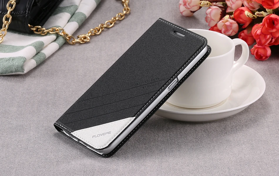 FLOVEME PU Leather Case For Samsung Galaxy S7 S6 S5 Phone Cases Wallet Pouch Card Slot Stand Cover Coque Bag For Galaxy S7 S6 S5 (28)