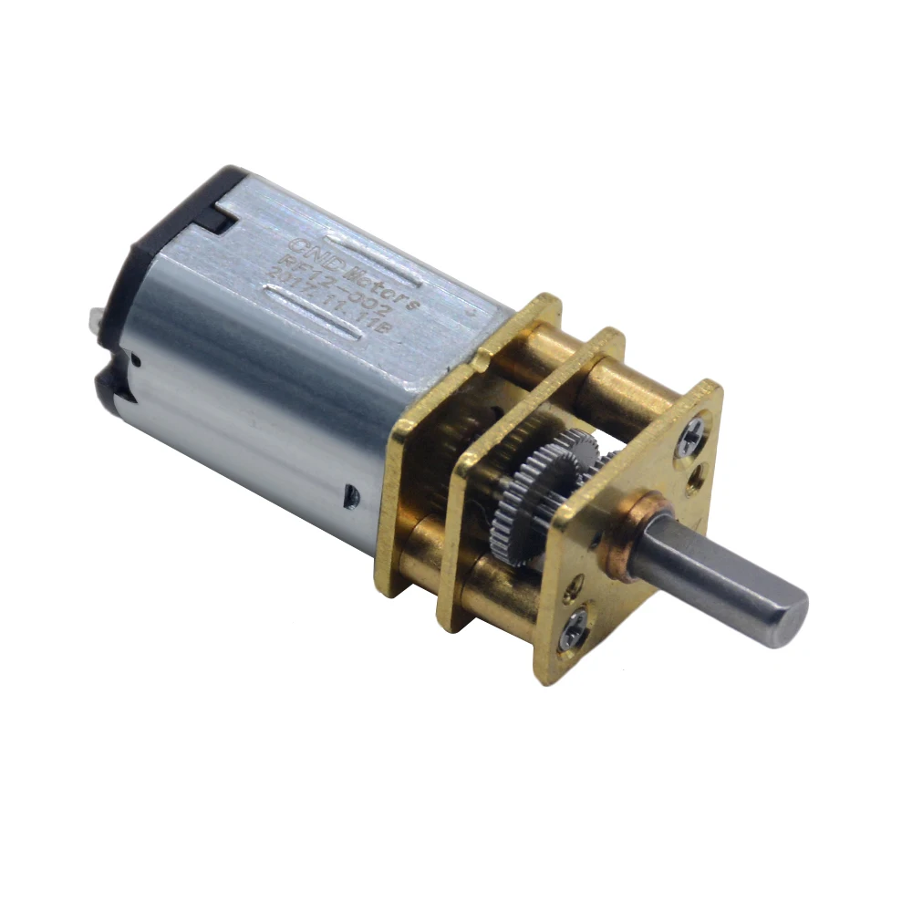 

DC 3V/6V/12V N20 Mini Micro Metal Gear Motor with Gearwheel DC Motors 15RPM 30RPM 50RPM 60RPM 100RPM 200RPM 300 500 600 1000RPM