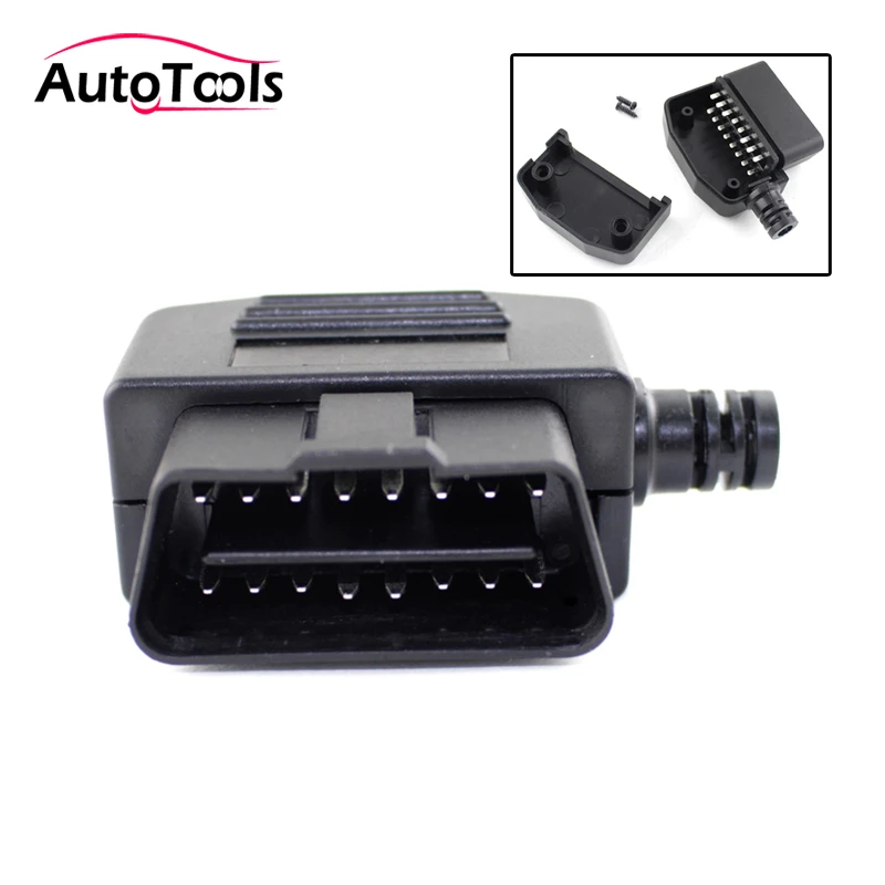 OBD2 para herramienta diagnóstico de coche, 16 Pines, conector macho, 16 Pines, OBD | - AliExpress