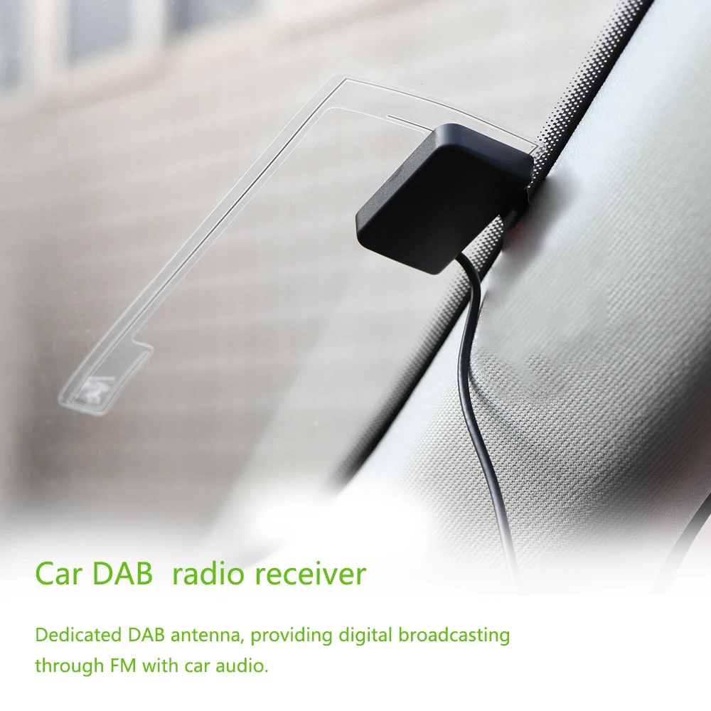 Приемник dab Bluetooth4.2 автомобильный комплект музыкальный плеер FM передатчик модулятор 2.1A двойной зарядное устройство USB с антенной автомобильное зарядное устройство DC 12 В