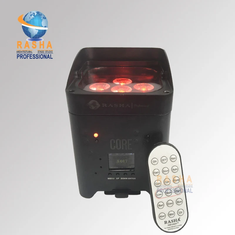 

STOCK 6*18W RGABW+UV Freedoom Mobile APP Battery Operated Wireless LED Par Light LED UPLIGHT Par Projector DJ LIGHTING