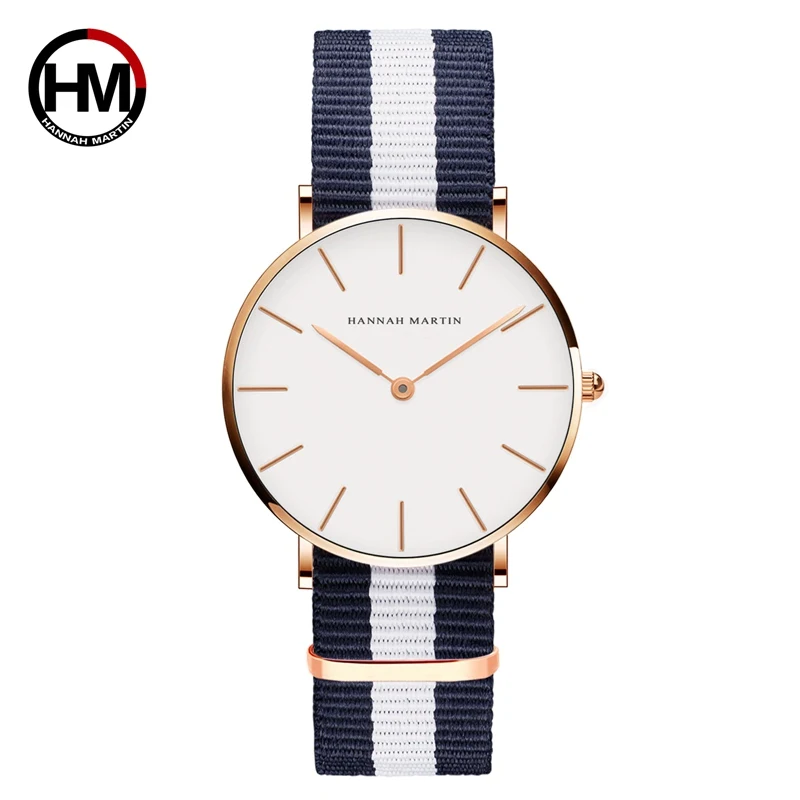 Hannah Martin мужские кварцевые часы женские часы лучший бренд класса люкс водонепроницаемые часы унисекс подарки для мужчин женские наручные брендовые моточасы - Цвет: CB01-F5