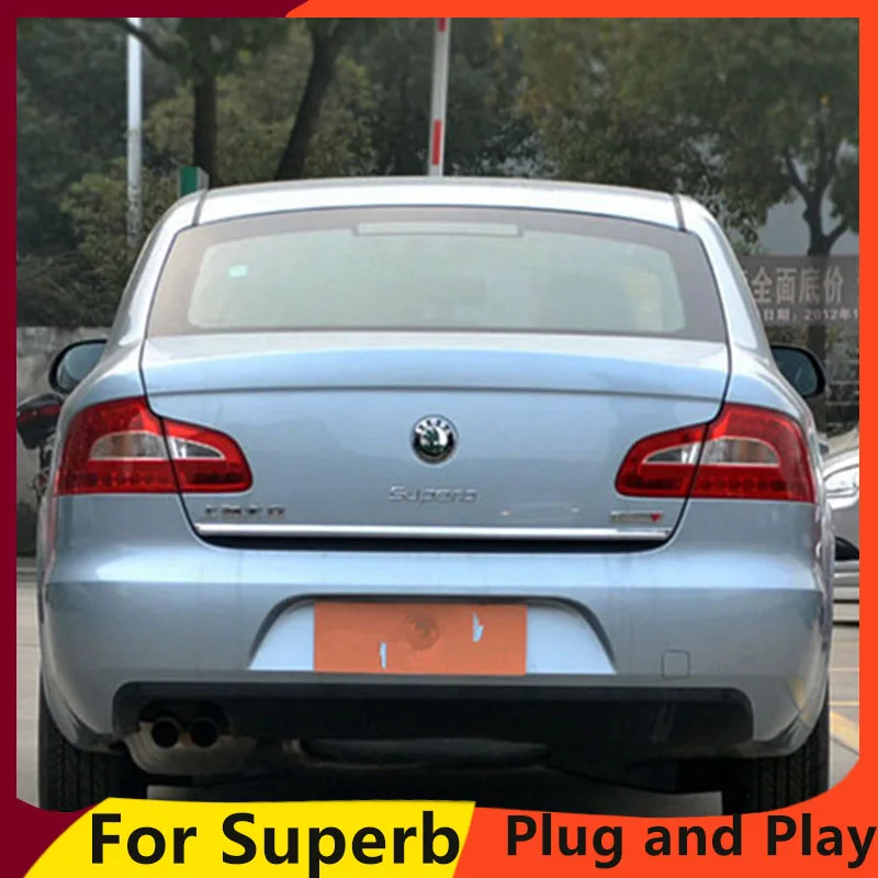 KOWELL 4 шт. стайлинга автомобилей для Skoda Superb хвост светильник s 2009 2012 превосходного