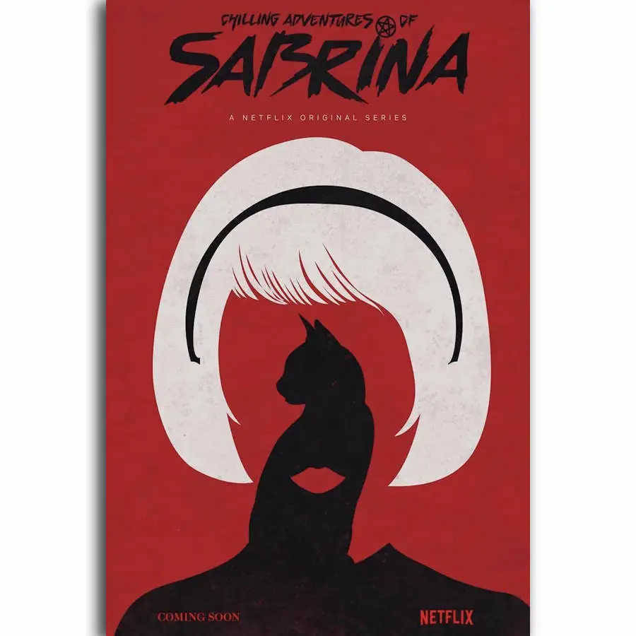 

S2528 Chilling Adventures of Sabrina TV Series Wall Art Painting Print On Silk Canvas Poster Home Decoration